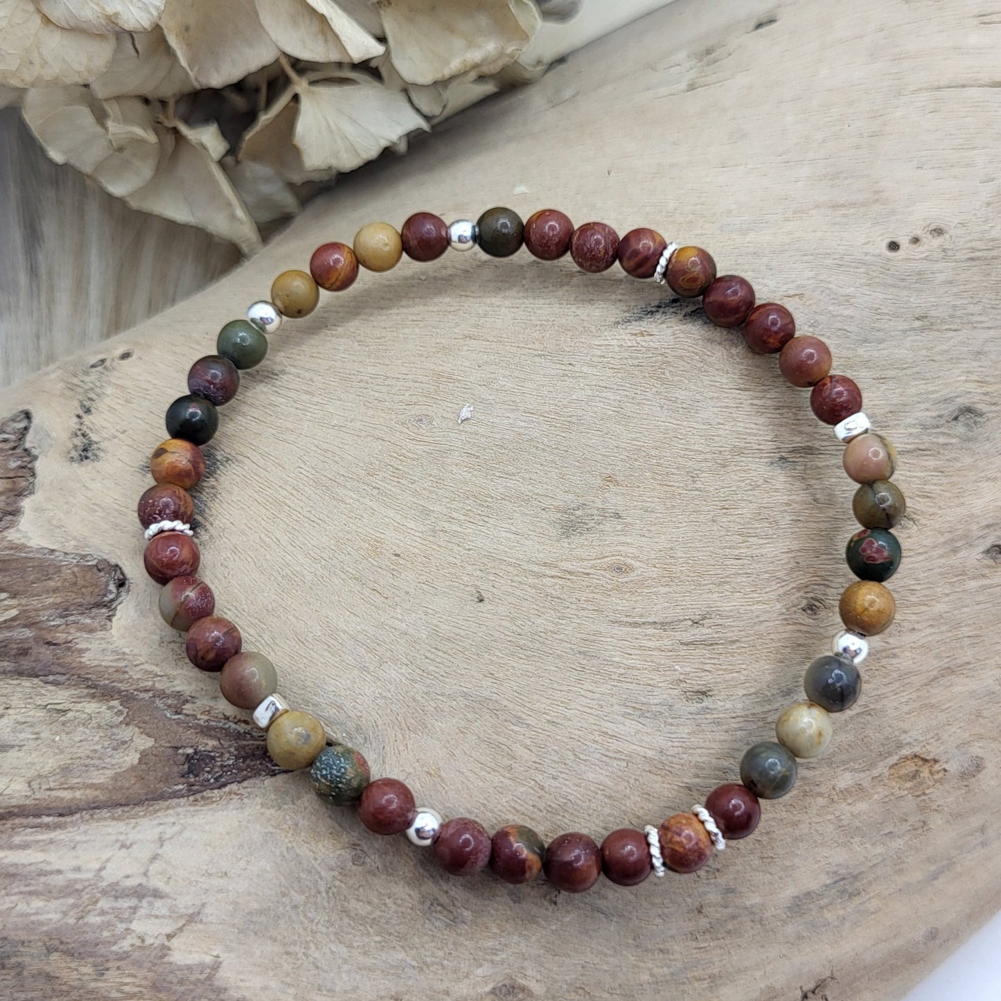 Armband Picasso Jaspis (4mm)