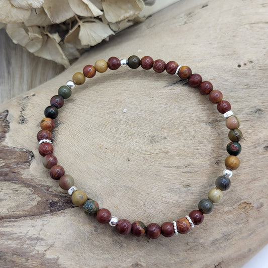 Armband Picasso Jaspis (4mm)