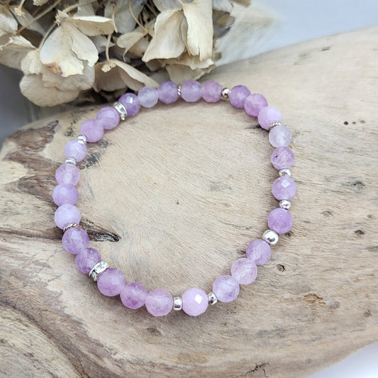 Armband Amethyst fac. (6mm)