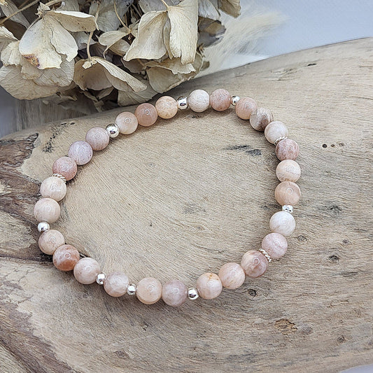 Armband Mondstein (6mm)