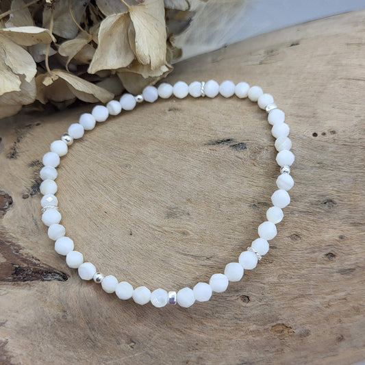 Armband Perlmutt fac. (4mm)