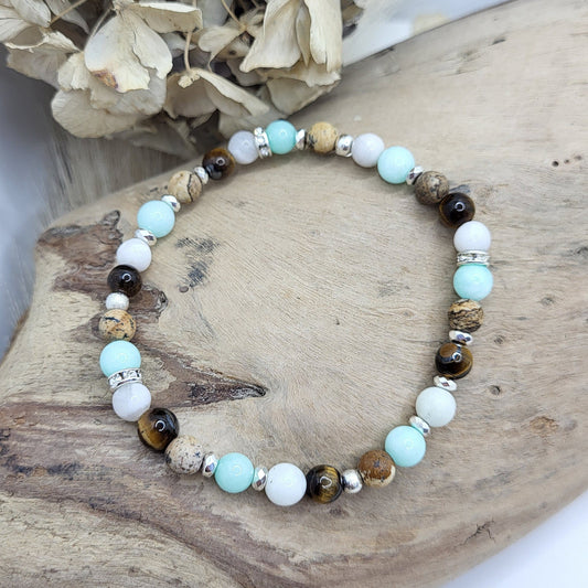 Armband *Schutz und Achtsamkeit* (6mm)