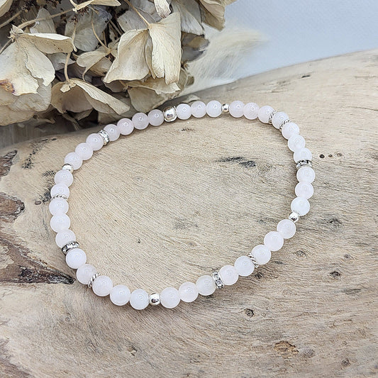 Armband Rosenquarz (4mm)