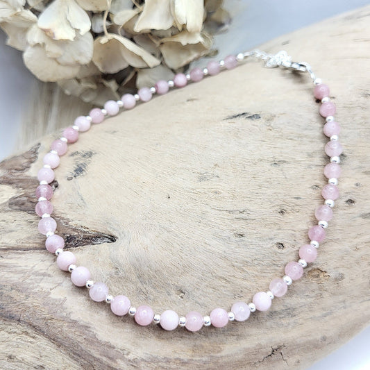 Fusskette rosa Opal
