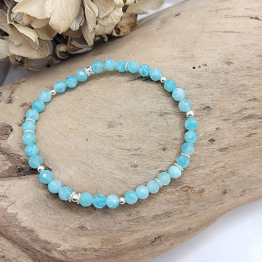 Armband Amazonit (5mm) Gr. S