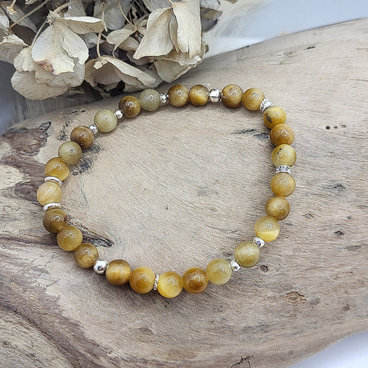 Armband Tigerauge Gr. S (6mm)