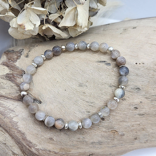 Armband Mondstein (6mm)