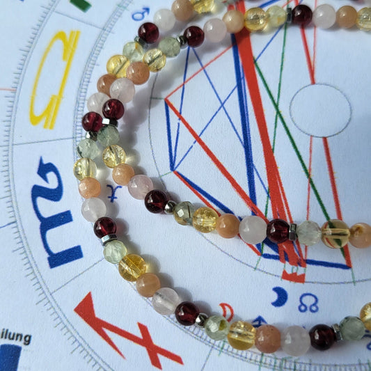 Astrologische Halskette für Erwachsene (4mm)