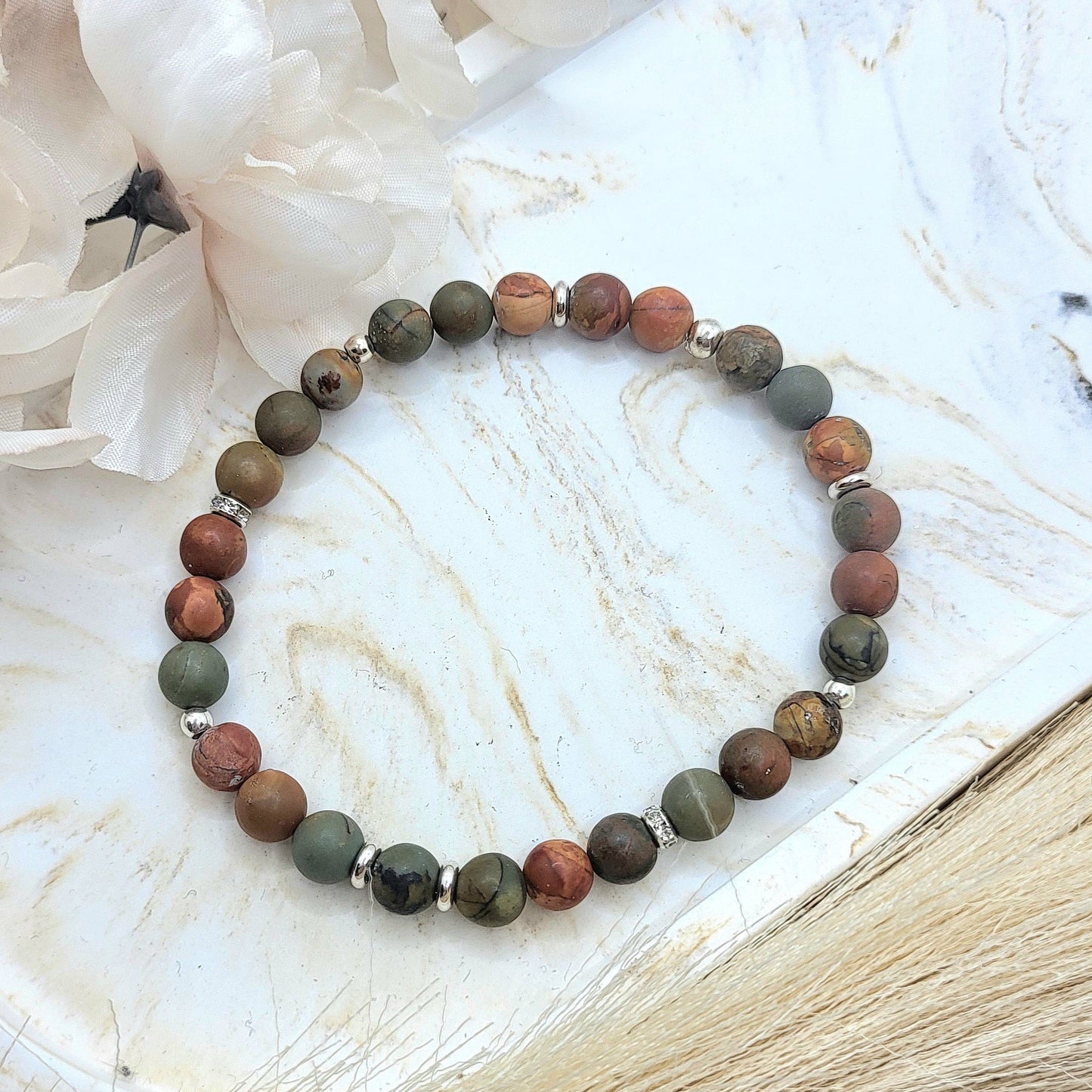 Armband Picasso Jaspis (6mm)