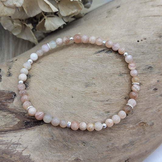 Armband Mondstein (4mm)