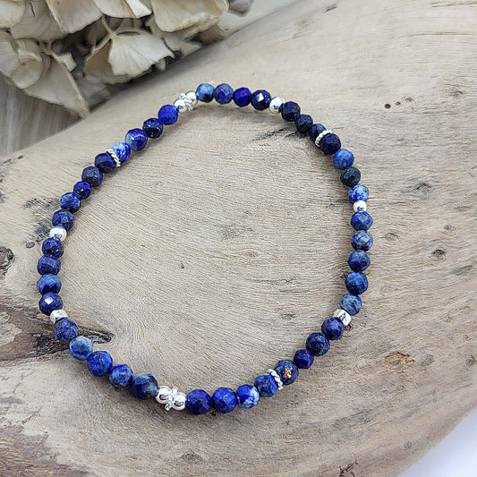 Armband Lapislazuli fac. (4mm)