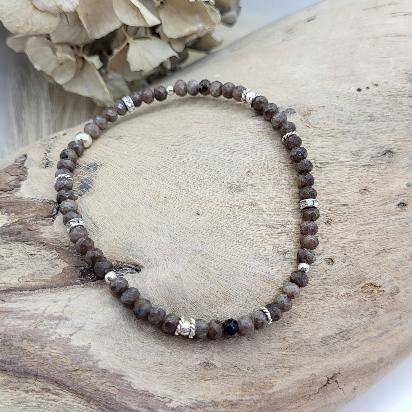Armband brauner Labradorit (4mm)