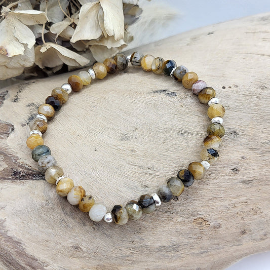 Armband Jaspis fac. (6mm)